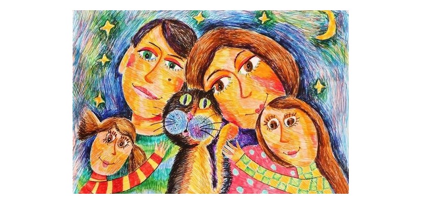 Выставка детских рисунков «Лучшая мама на свете»