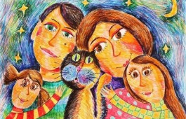 Выставка детских рисунков «Лучшая мама на свете»