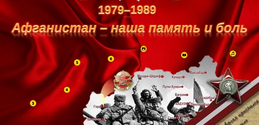 Интерактивная выставка «Афганистан — наша память и боль» от Хакасской республиканской детской библиотеки