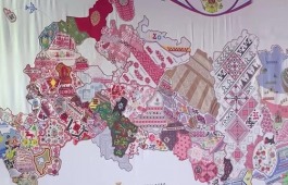 За участие в акции «Вышитая карта России» Хакасия награждена благодарностью Главы Чувашской Республики