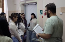 Национальный архив посетили студенты Хакасского колледжа профессиональных технологий, экономики и сервиса