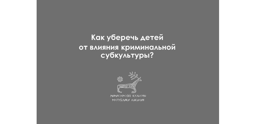 Как уберечь детей от вредного воздействия криминальной субкультуры АУЕ