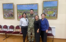 Встреча с участником СВО в национальной гимназии