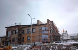 Строительство Центра культурного развития в Сорске на финише