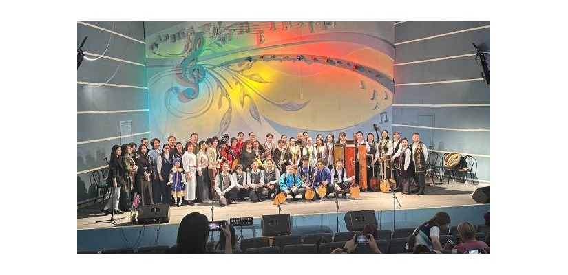 Ансамбль преподавателей «Алтын чир» «Хакасской республиканской национальной детской школы искусств» приняли участие в концерте Заслуженного работника России и Республики Хакасия Марии Сартыковой
