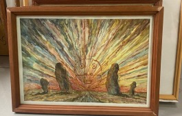 Открытие персональной выставки художника Сергея Майнагашева в театре имени Топанова