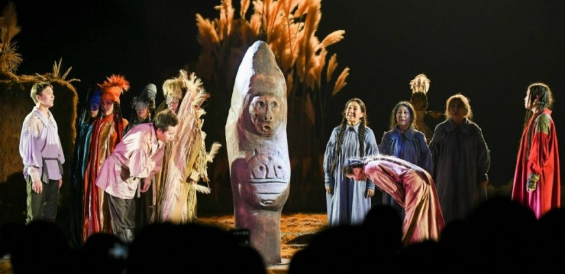 В театре имени А.М. Топанова с успехом прошла премьера спектакля «Степь. Песнь камня»