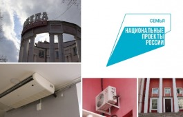 В столице Хакасии продолжается капремонт вентиляции ГЦК «Победа» по нацпроекту «Семья»