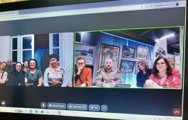 Дом литераторов Хакасии присоединился к телемосту с Луганском и поддержал презентацию книги СВОего автора Игоря Ефремова