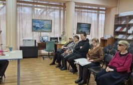 В Хакасской библиотеке для слепых прошли «Литературные посиделки»