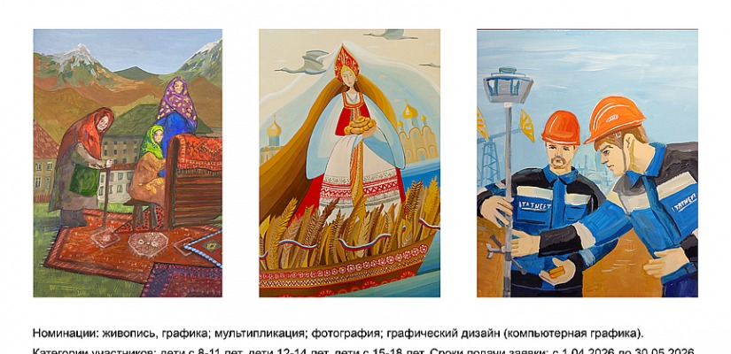 Юных жителей Хакасии приглашают принять участие в Международном конкурсе по изобразительному искусству