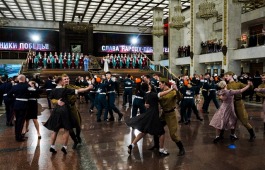 В Музее Победы прошел танцевальный флешмоб «Память хранит имена»