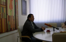 Руководитель ансамбля «Улгер» Вячеслав Кученов рассказал о поездке в Крым