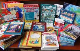Доможаковская модельная библиотека получила в подарок книги от «Единой России»