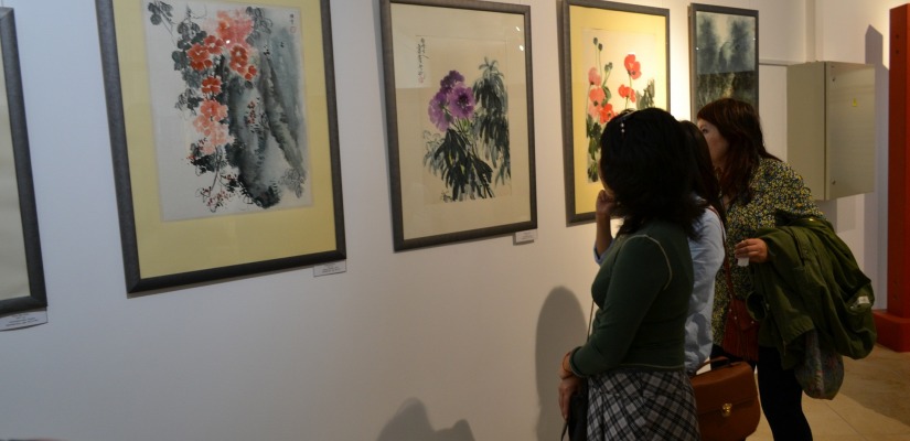 В Республиканском музейно-культурном центре открылась выставка «Китайская живопись «ГОХУА»
