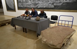 Археологи из Санкт-Петербурга встретились с журналистами в главном музее Хакасии