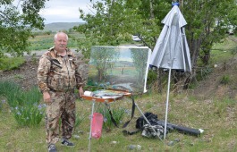 Всероссийский выездной пленэр художников в Республике Хакасия