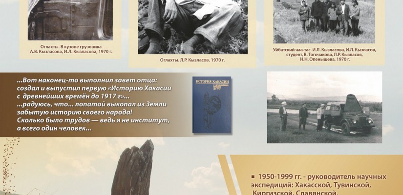 В музее «Древние курганы Салбыкской степи» открыта выставка, посвященная ученому Леониду Кызласову