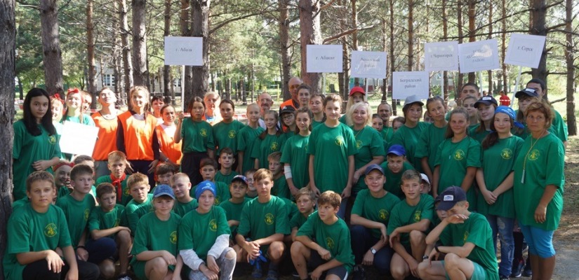 Состоялось открытие туристского слета школьников Хакасии