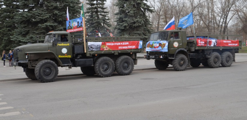 В Хакасии традиционно стартует автопробег Победы