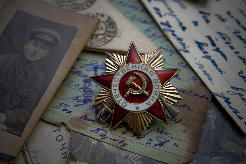 Орден победы на открытках, открытки надписями