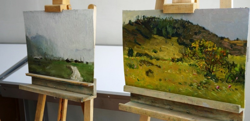 В Хакасии открылась выставка работ Передвижной академии искусств