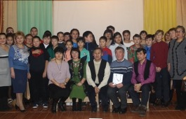 В Таштыпском районе Год хакасского языка открылся творческой встречей с писателями республики