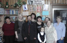 В библиотеках Усть-Абаканского района прошли встречи с писателем Владимиром Балашовым