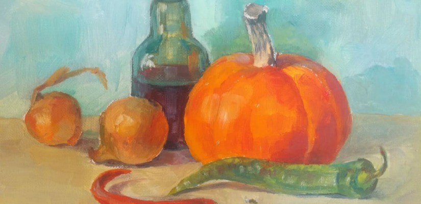 В выставочном зале «Чылтыс» будет работать выставка художника, преподавателя Марины Бодунковой  «Вдохновляющая красота мира»