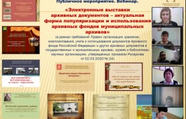 В Министерстве культуры Хакасии состоялся вебинар для муниципальных архивистов