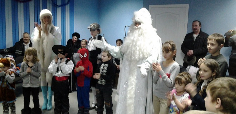 В деревне Заря прошел новогодний утренник