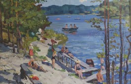Абаканская картинная галерея им. Ф.Е. Пронских приглашает посетить выставку из фондового собрания «Лето в Хакасии»